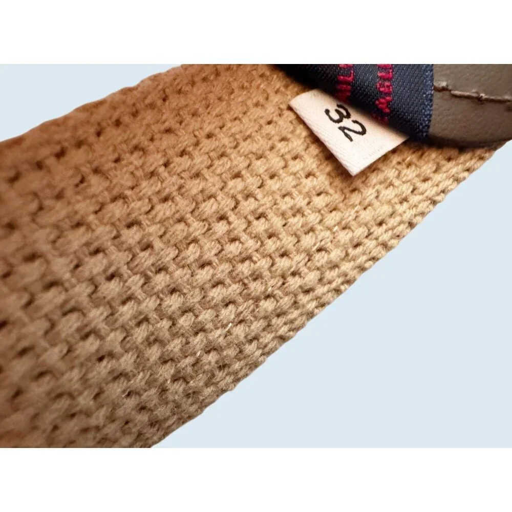 A TAIL WE CAN WAG Handmade Guatemalan Woven Leather Belt